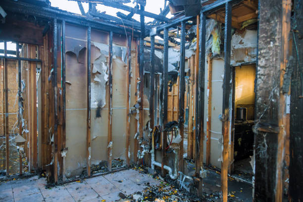 Professional Soot Cleanup technician working in Factoryville, PA